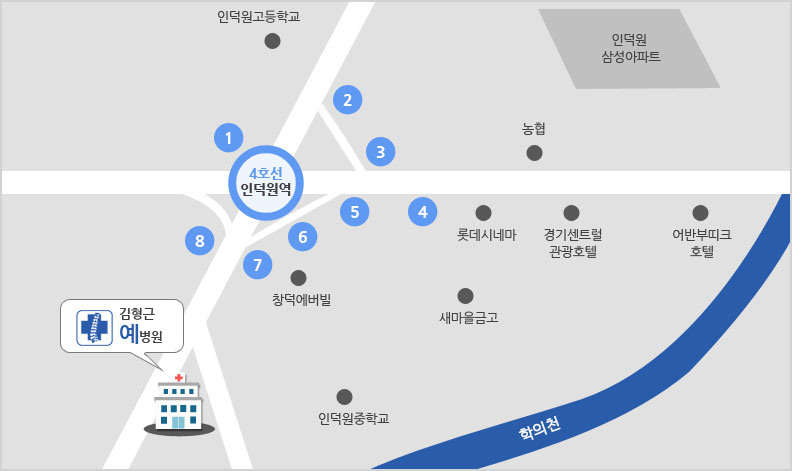 김형근 예병원 지도